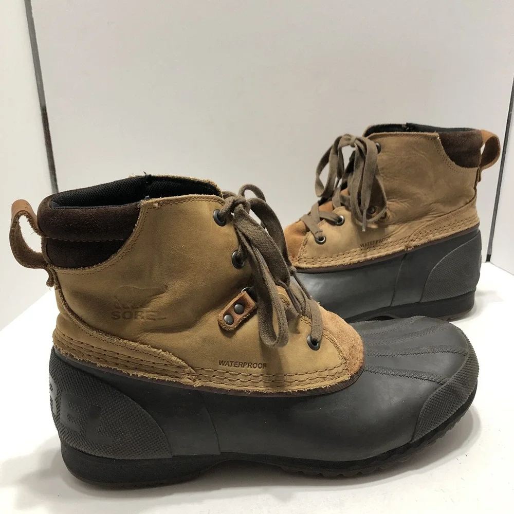Sorel Men's Ankeny Snow Boot, Elk, Stout, 10 D US NM2101-286